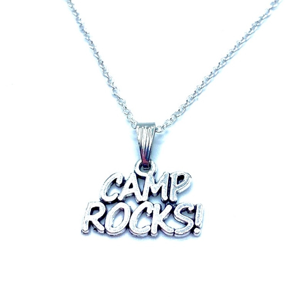 Camp Rocks Necklace Camper Camping